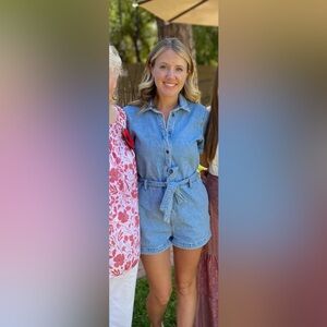 Billabong Blue Denim romper